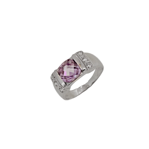 SORTIJA ZIR. 9X16 PIEDRA PLATA 925 MIL.                                                             