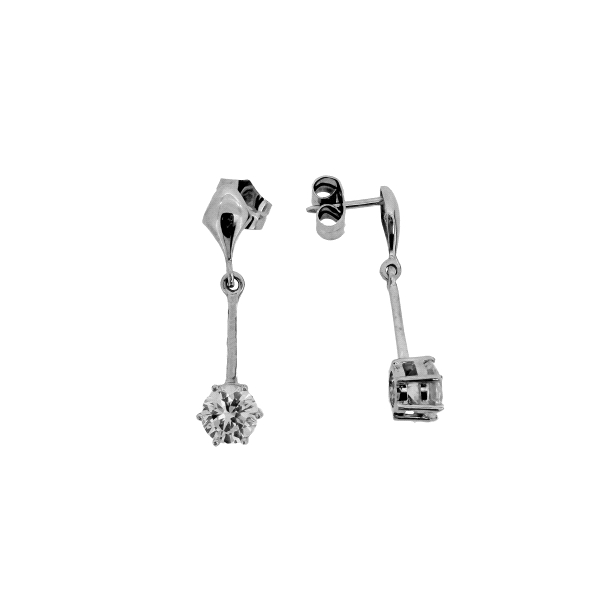 PENDIENTES LARGOS PLATA 1ª LEY                                                                      