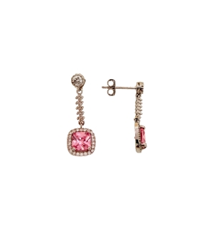 PENDIENTES CLASICOS PLATA 1ª LEY 25 MM.