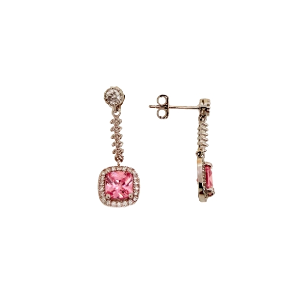 PENDIENTES CLASICOS PLATA 1ª LEY 25 MM.