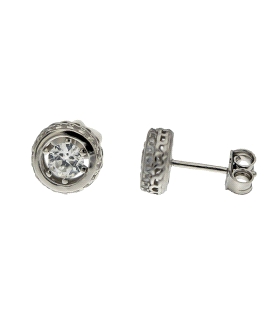 PENDIENTES JUVENILES PLATA 1ª LEY 7 MM.                                                             