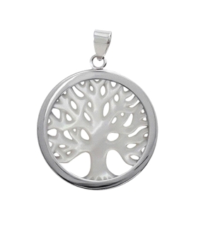 COLGANTE ARBOL VIDA PLATA 1º LEY RODIADA                                                            