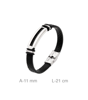 PULSERA ACERO CABALLERO DIA DEL PADRE                                                               