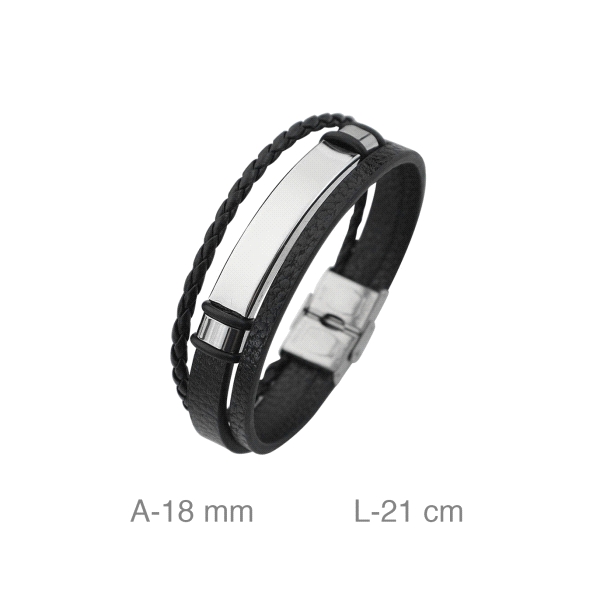 PULSERA ACERO CABALLERO DIA DEL PADRE                                                               