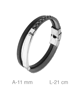 PULSERA ACERO CABALLERO DIA DEL PADRE                                                               