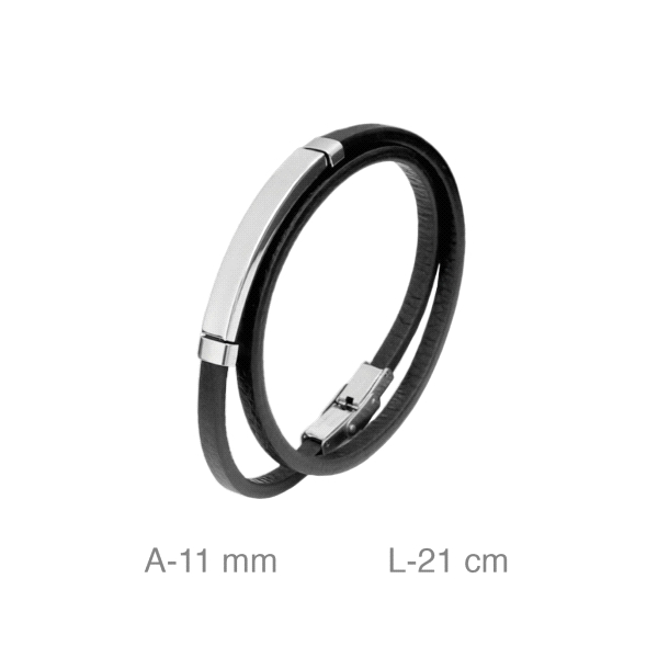 PULSERA ACERO CABALLERO DIA DEL PADRE                                                               