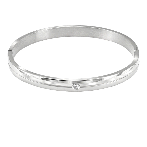 PULSERA ACERO BRILLO 50 X 60 X 6 MM.                                                                