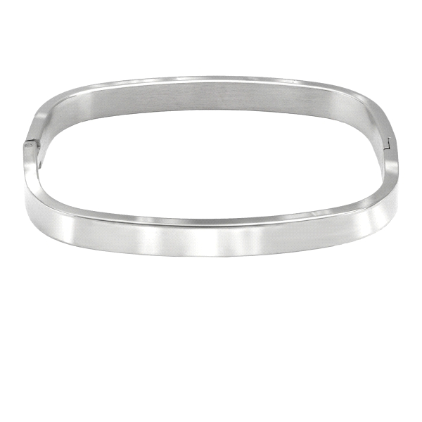 PULSERA ACERO BRILLO 45 X 57 X 6 MM.                                                                