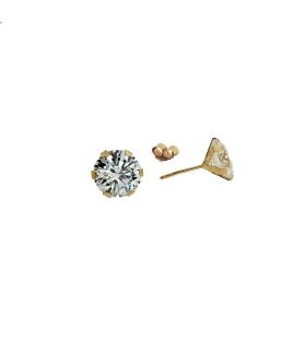 PENDIENTES CLASICOS ORO 18 KTES. 8 MM.                                                              