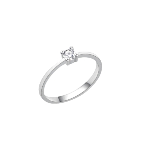 ANILLO PROMETIDA PLATA 1ª LEY RODIADA 4                                                             