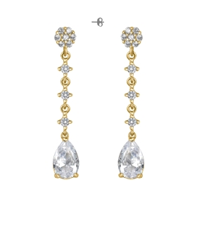 PENDIENTES CLASICOS LARGOS PLATA 1ª LEY                                                             
