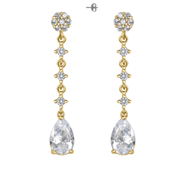 PENDIENTES CLASICOS LARGOS PLATA 1ª LEY                                                             