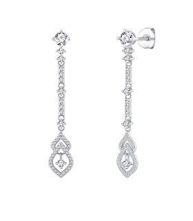 PENDIENTES CLASICOS LARGOS PLATA 1ª LEY                                                             