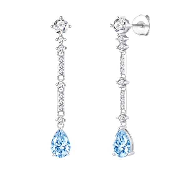 PENDIENTES CLASICOS LARGOS PLATA 1ª LEY                                                             