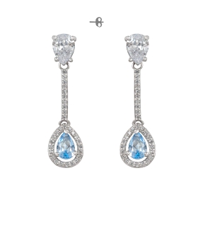 PENDIENTES CLASICOS LARGOS PLATA 1ª LEY                                                             