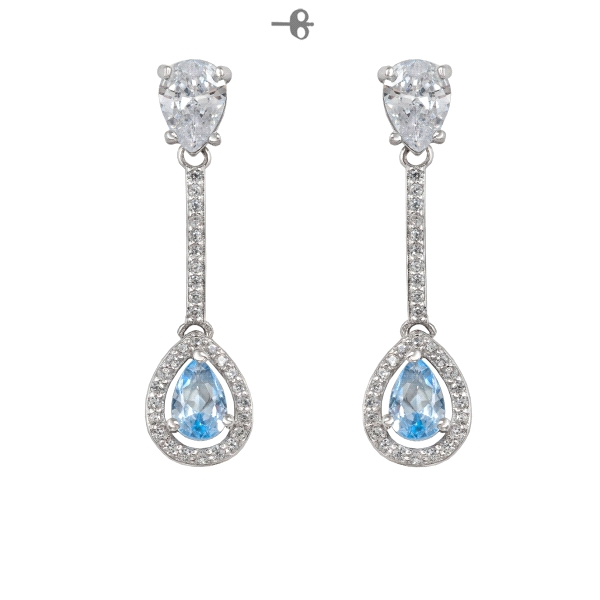 PENDIENTES CLASICOS LARGOS PLATA 1ª LEY                                                             