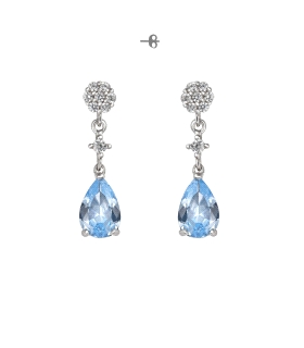 PENDIENTES CLASICOS LARGOS PLATA 1ª LEY                                                             