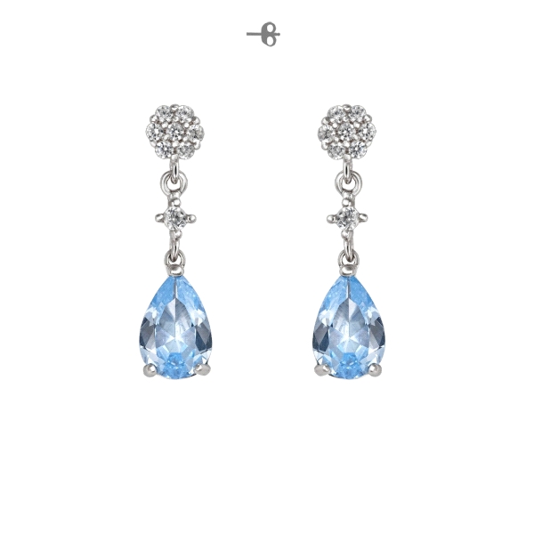 PENDIENTES CLASICOS LARGOS PLATA 1ª LEY                                                             