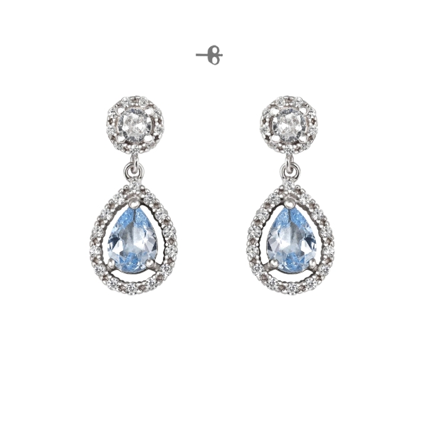 PENDIENTES CLASICOS LARGOS PLATA 1ª LEY                                                             