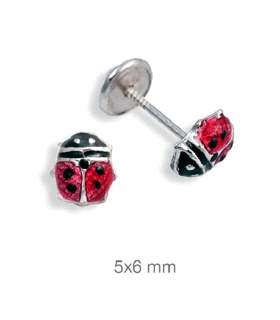 PENDIENTES MARIQUITA ESMALTE PLATA 1ª LE                                                            