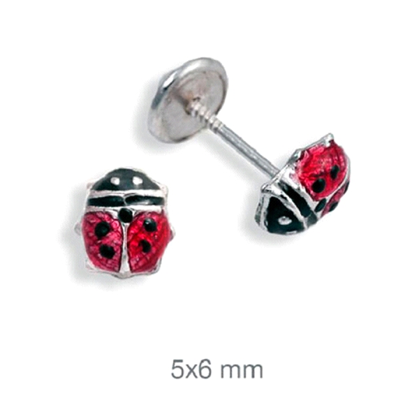 PENDIENTES MARIQUITA ESMALTE PLATA 1ª LE                                                            