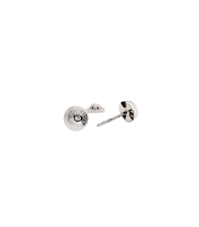 PENDIENTES UNISEX PLATA 1ª LEY 5 MM.