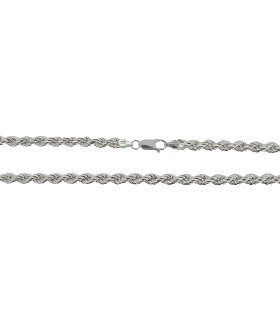 COLLAR CORDON SALOMONICO PLATA 1ª LEY 60                                                            