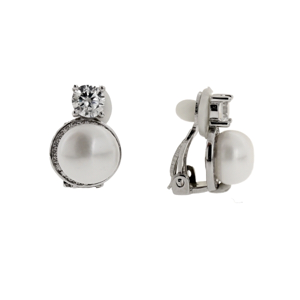 PENDIENTES CLASICOS CLIP PELLIZCO PLATA                                                             