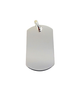 PLACA MILITAR PLATA 1ª LEY 38 X 23 MM.                                                              