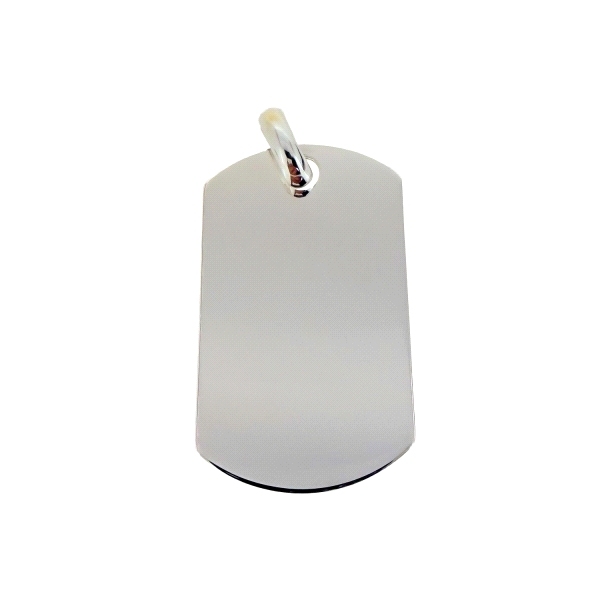 PLACA MILITAR PLATA 1ª LEY 38 X 23 MM.                                                              