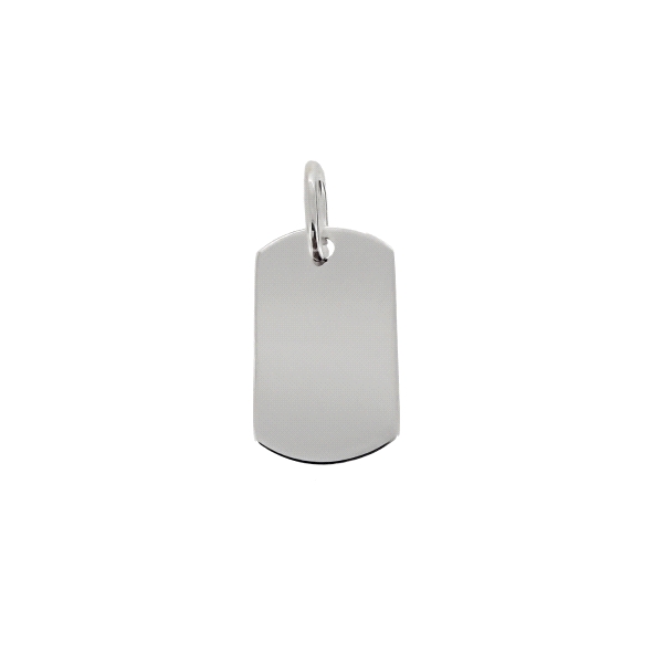 PLACA MILITAR PLATA 1ª LEY 20 X 13 MM.                                                              