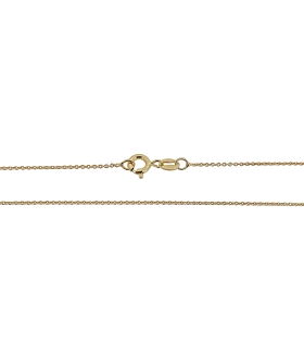 COLLAR CADENA FORZADA PLATA 1ª LEY 50 CM                                                            