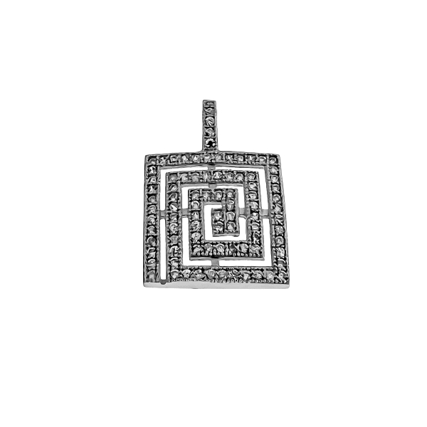 COLGANTE LABERINTO PLATA 1ª LEY 16 X 16                                                             