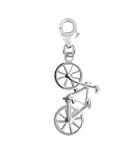 COLGANTE BICICLETA PLATA 1ª LEY 12 X 21                                                             