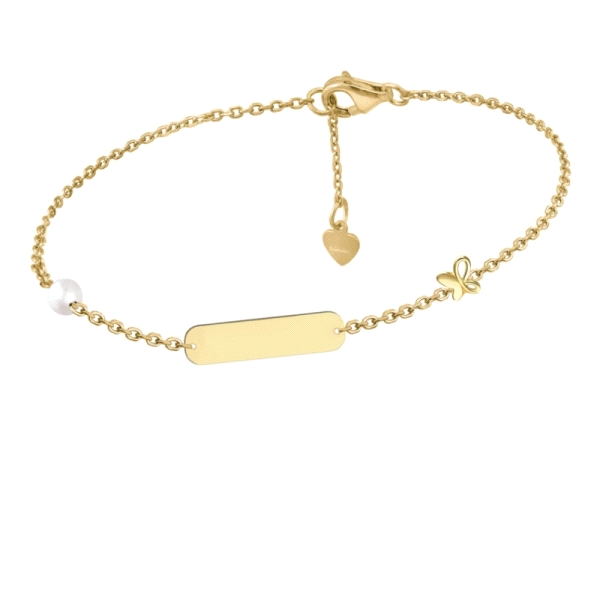 PULSERA NIÑA COMUNION PLATA 1ª LEY 14 +                                                             