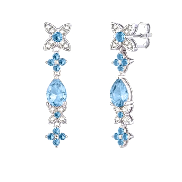 PENDIENTES CLASICOS LARGOS PLATA 1ª LEY                                                             