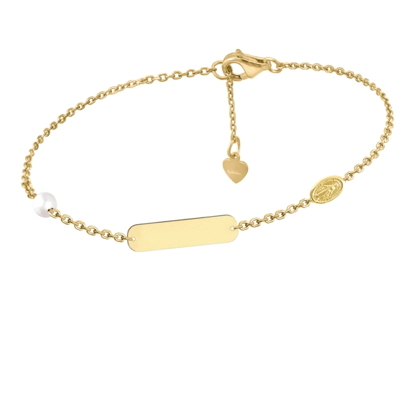 PULSERA NIÑA COMUNION PLATA 1ª LEY 14 +                                                             