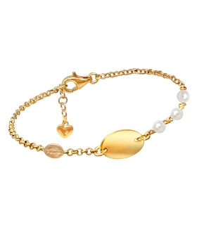 PULSERA NIÑA COMUNION PLATA 1ª LEY 14 +                                                             