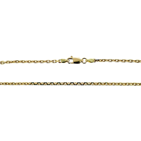 COLLAR CADENA FORZADA ORO 18 KTES. 50 CM                                                            