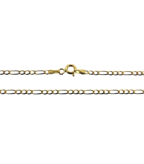 COLLAR CADENA 3 X 1 ORO 18 KTES. 60 CM                                                              