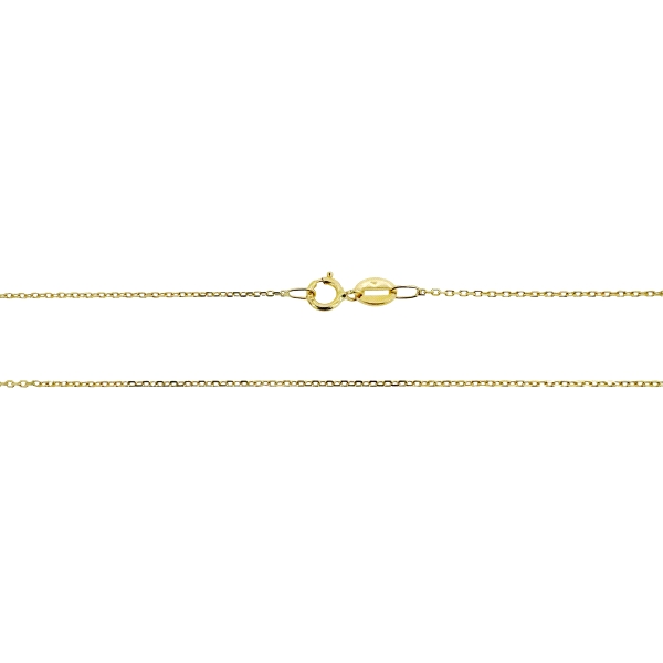 COLLAR CADENA FORZADA DIAMANTADA ORO 1ª                                                             