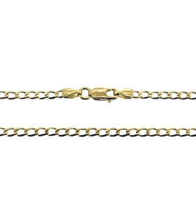 COLLAR CADENA BARBADA ORO 18 KTES. 45 CM                                                            