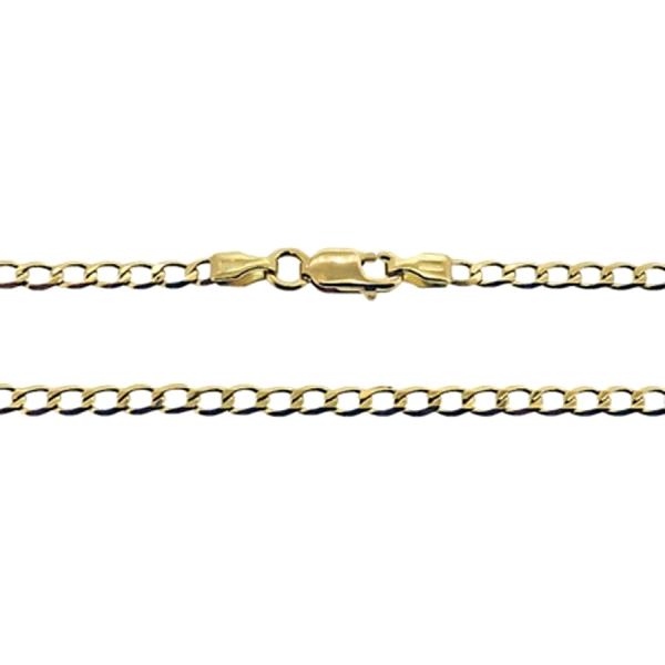 COLLAR CADENA BARBADA ORO 18 KTES. 45 CM                                                            