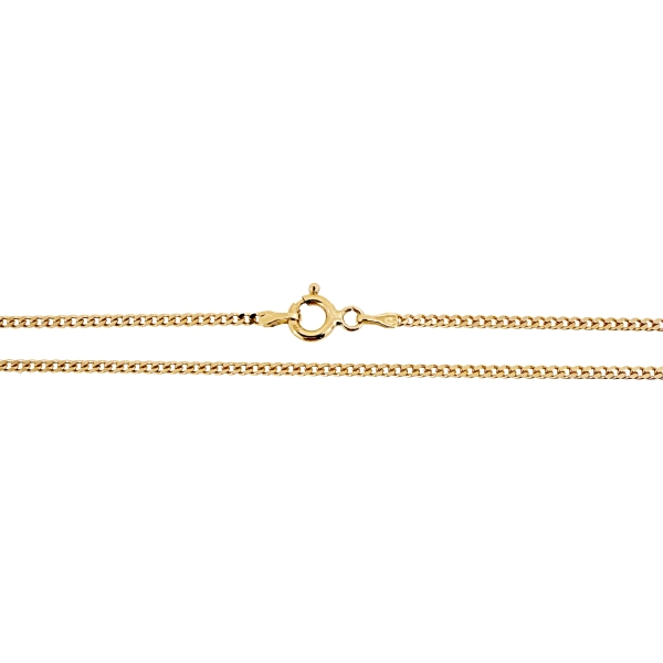 COLLAR CADENA BARBADA MACIZA ORO 18 KTES                                                            