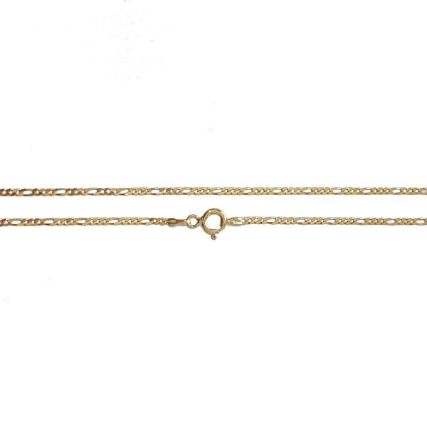 COLLAR CADENA 3 X 1 ORO 18 KTES. 60 CM.                                                             