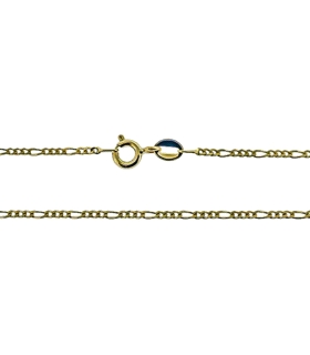 COLLAR CADENA 3 X 1 ORO 18 KTES. 60 CM.                                                             