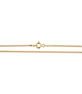 COLLAR CADENA BARBADA MACIZA ORO 18 KTES                                                            
