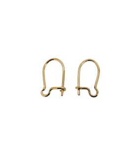 CIERRE HIPPIE ORO 18 KTES. 15 X 9 X 0.80                                                            