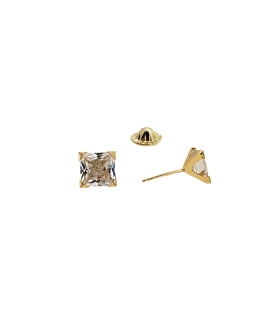 PENDIENTES UNISEX GARRA18 KTES. 5 X 5 MM