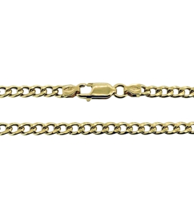 COLLAR CADENA BARBADA ORO 18 KTES. 50 CM                                                            